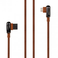 Кабель USB Type-C Rombica Digital Electron C Brown (CPQ-002)