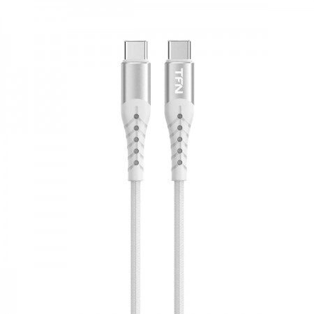 Кабель USB Type-C TFN 1.2m white (TFN-CPDUSBCC12MWH)