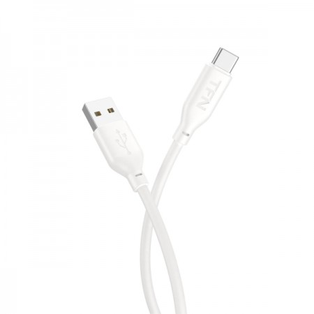 Кабель USB Type-C TFN silicone 0.6m white (TFN-C-SIL-AC06M-WH)