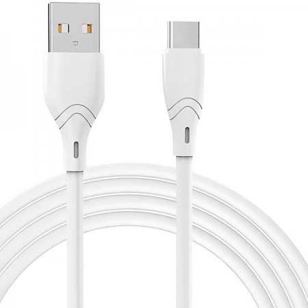 Кабель USB Type-C Carmega Type-C PVC 1м White