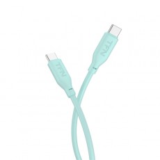 Кабель USB Type-C TFN TypeC-TypeC silicone 1.2m mint TFN-C-SIL-CC1M-MT