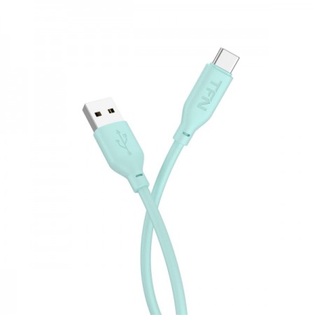 Кабель USB Type-C TFN silicone 1.2m mint (TFN-C-SIL-AC1M-MT)