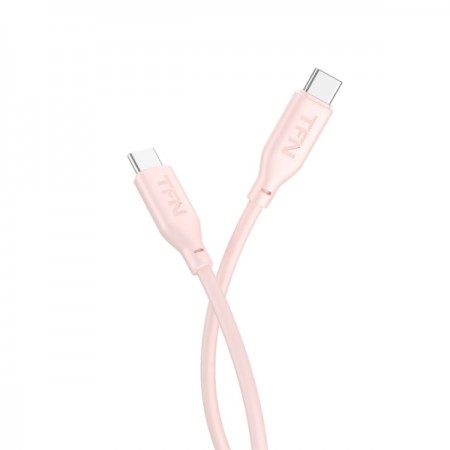 Кабель USB Type-C TFN TypeC-TypeC silicone 1.2m rose TFN-C-SIL-CC1M-RO