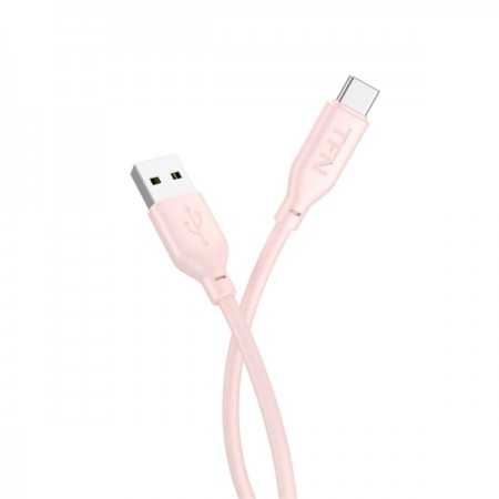 Кабель USB Type-C TFN silicone 1.2m rose (TFN-C-SIL-AC1M-RO)