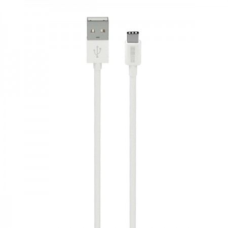 Кабель USB Type-C InterStep Type-C-USB-A USB 2.0 белый 1м