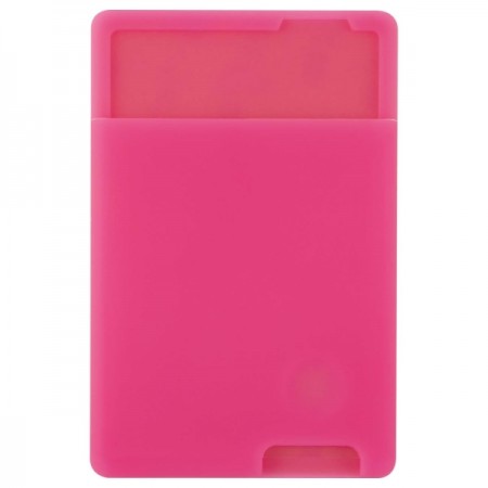 Кардхолдер для смартфона Barn&Hollis силикон крепление 3М розовый (УТ000031283)