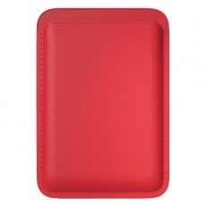 Кардхолдер для смартфона Barn&Hollis MagSafe экокожа красный (УТ000031617)