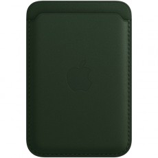 Кардхолдер для Apple iPhone Leather Wallet MagSafe Sequoia Green