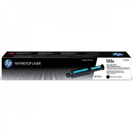 Заправочный комплект тонера HP Neverstop Laser 103A черный W1103A