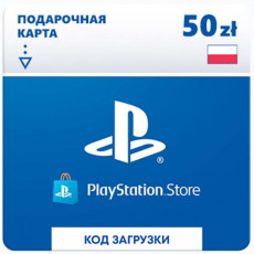 Пополнение PS Sony Playstation Store,карта оплаты 50 zl
