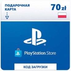 Пополнение PS Sony Playstation Store,карта оплаты 70 zl