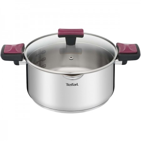 Кастрюля Tefal Cook&Clip 5л с крышкой (G7234674)