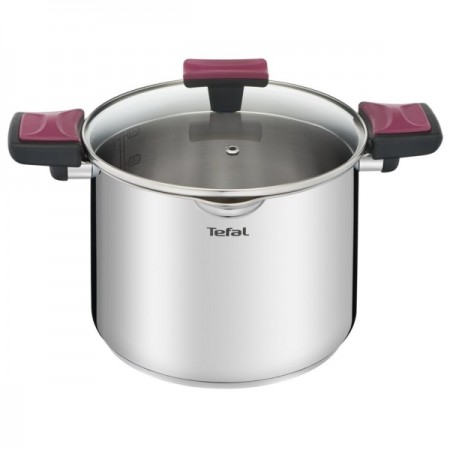 Кастрюля Tefal Cook&Clip 6,1л с крышкой (G7237974)