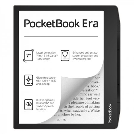 Электронная книга PocketBook 700 Era Stardust Silver (PB700-U-16-WW)