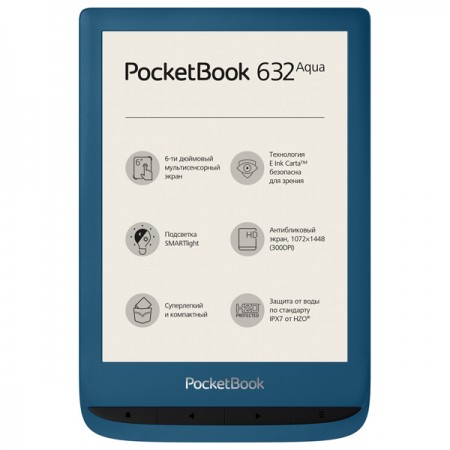Электронная книга PocketBook PB632 Azure