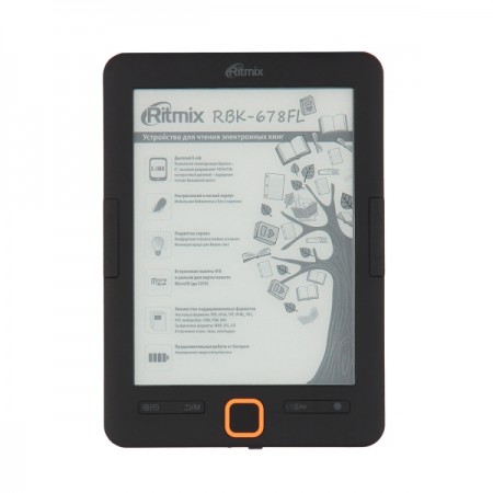 Электронная книга Ritmix RBK-678FL Black