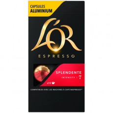 Кофе в алюминиевых капсулах L'Or Espresso Splendente, для системы Nespresso, 10 шт