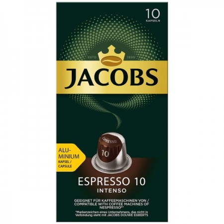 Кофе в капсулах Jacobs Espresso 10 Intenso