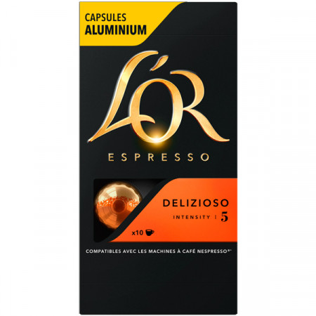 Кофе в алюминиевых капсулах L'Or Espresso Delizioso, для системы Nespresso,10 шт
