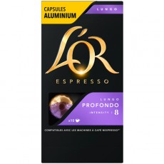 Кофе в алюминиевых капсулах L'Or Espresso Lungo Profondo, для системы Nespresso, 10 шт
