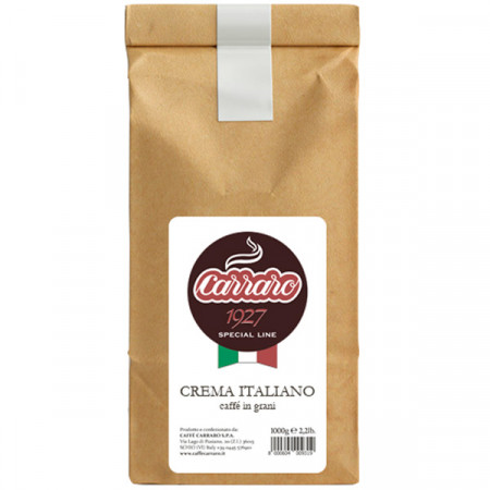 Кофе в зернах Carraro Crema Italiano 1 кг