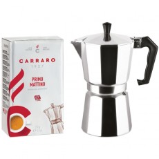 Кофейник Carraro Carraro giftRosso,CarraroPrimoMat.,к/вар.Ital.Ex.