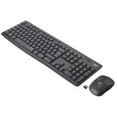 Комплект клавиатура+мышь Logitech Wireless MK295 Silent Combo Graphite