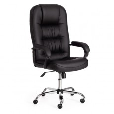 Кресло компьютерное Tetchair СН9944 (22) хромкож/зам черный