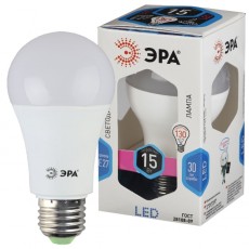 Лампа LED ЭРА A60-15W-840-E27