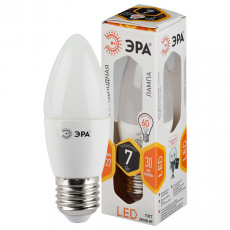 Лампа LED ЭРА smd B35-7w-827-E27