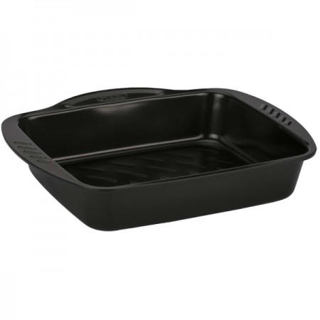 Форма для выпекания (металл) Pyrex Black Diamond 25х20см AS25RRB/E006