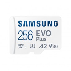 Карта памяти MicroSD Samsung microSDXC 256Gb Class10 UHS-I U3+ microSD Adapter