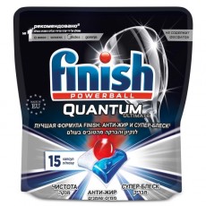 Моющее средство для посудомоечной машины Finish Quantum Ultimate 15 капсул