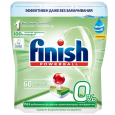 Таблетки для посудомоечной машины Finish 0% 60 таблеток (3187929)