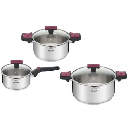 Набор посуды Tefal Cook&Clip 6 предметов (G723S674)