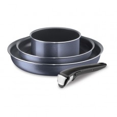 Набор посуды (антипригарное покрытие) Tefal Ingenio Twinkle Grey (04180850)