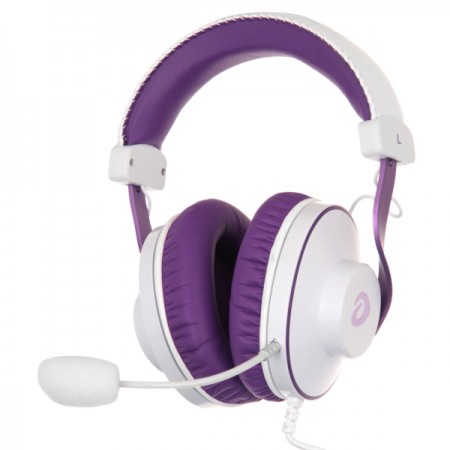 Игровые наушники Dareu EH745s White-Purple