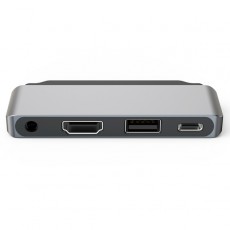 Переходник для iPad Pro Red Line Multiport Type-C 4 in 1 Silver