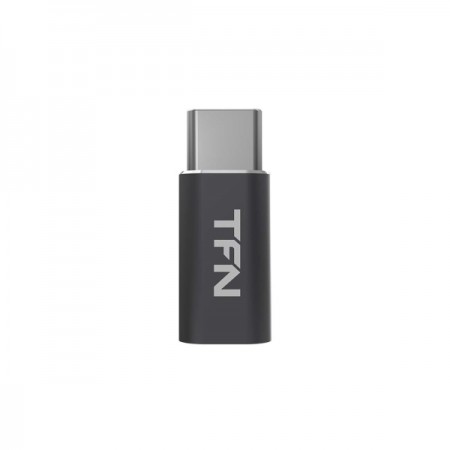 Переходник TFN microUSB мама/USB-C папа, Grey (TFN-AD-MICUSBC)