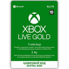 Подписка Xbox Microsoft Xbox LIVE 3 месяца