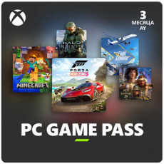 Цифровой сервис геймера Microsoft Game Pass PC 3 месяца