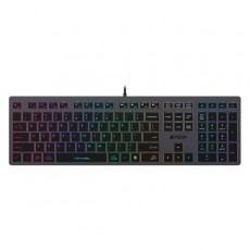 Клавиатура проводная A4Tech FX60 Grey/Neon
