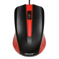 Мышь проводная Acer OMW012 черный/красный