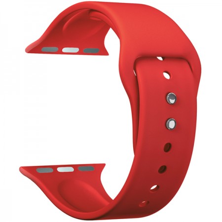 Силиконовый ремешок для Apple Watch 42/44/45 mm LYAMBDA ALTAIR DS-APS08-44-RD Red Red