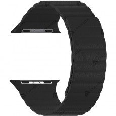 Кожаный ремешок для Apple Watch 38/40/41 mm LYAMBDA POLLUX DSP-24-40-BK Black