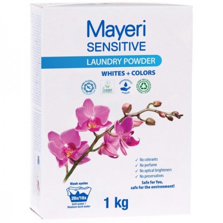 Стиральный порошок Mayeri Sensitive ЭКО универсальный 1кг