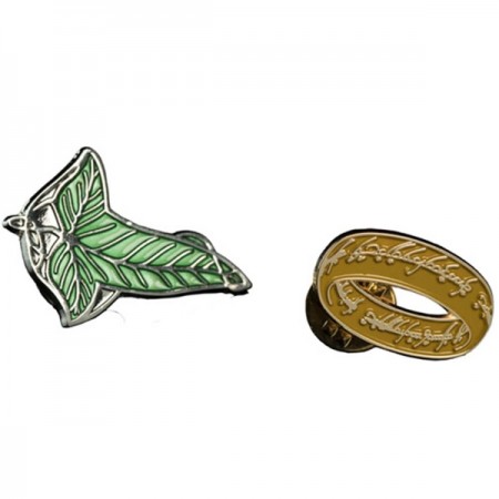 Набор значков The Lord of the Ring Elven Leaf & One Ring (862402865)