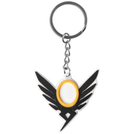 Брелок Overwatch Mercy Flat Keychain