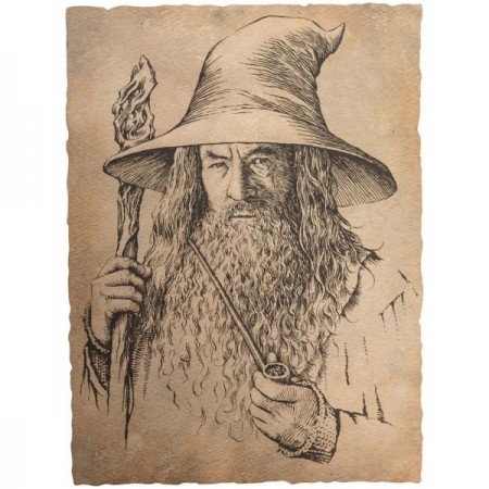 Постер The Lord of the Ring Portrait of Gandalf the Grey (872802827)