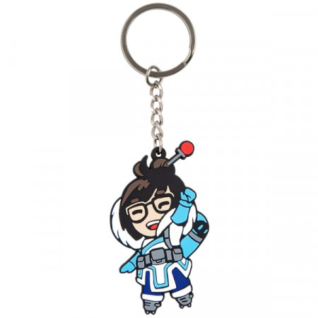 Брелок Overwatch Mei Flat Keychain